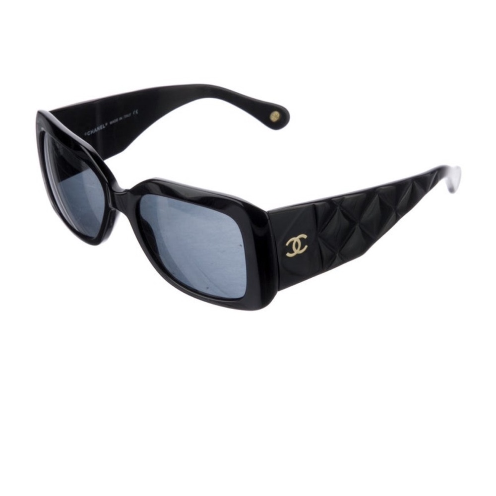 Chanel black interlocking CCs sunglasses